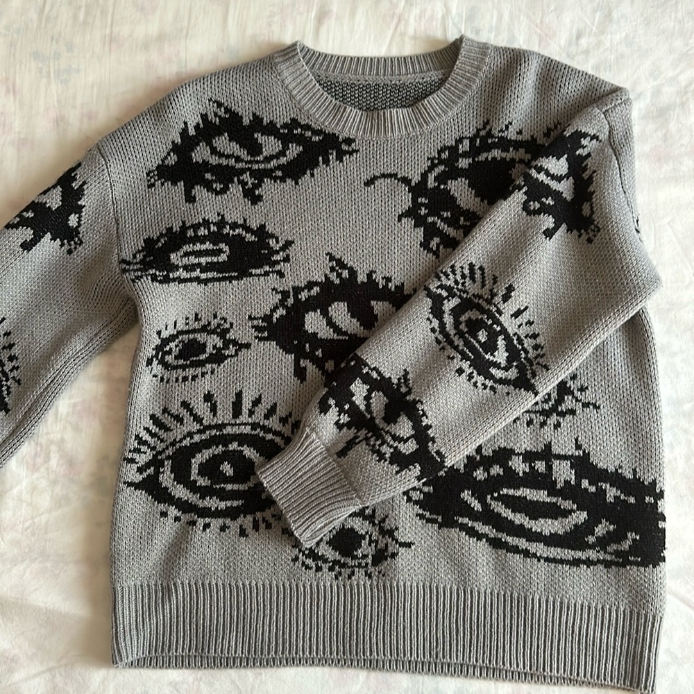 Grunge Spooky Artistic Sweatshirt